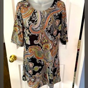 Pretty Angel Women’s One Size Paisley Stretchy Tunic Top NWT B99